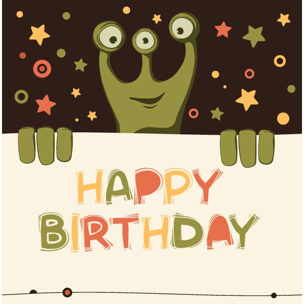 Happy Birthday 3 Eyed Alien