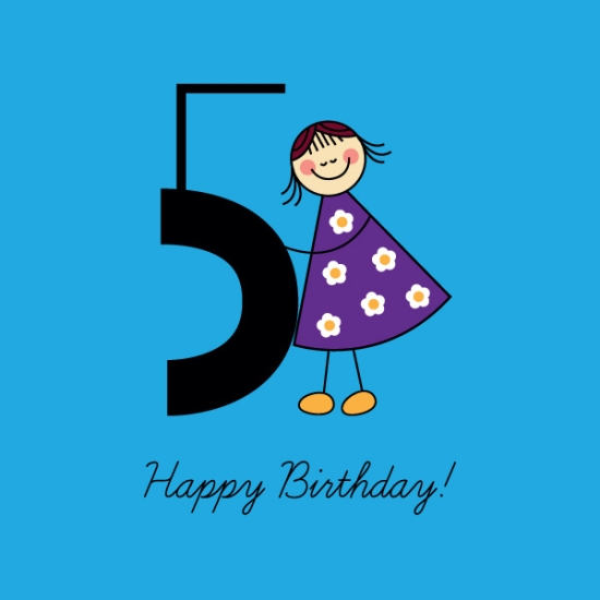 5th Birthday Girl