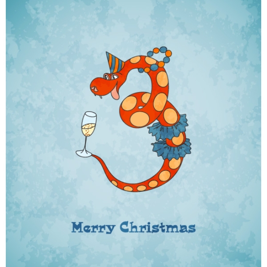 Festive Snake Red